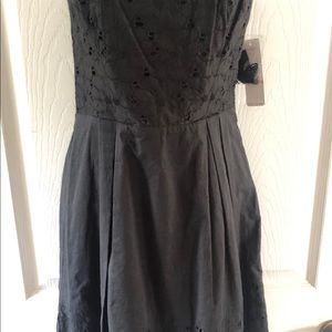 Gorgeous Black Strapless Cocktail Dress